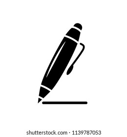ballpoint - stationery icon vector