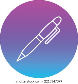 Ballpoint vector icon. Can be used for printing, mobile and web applications.