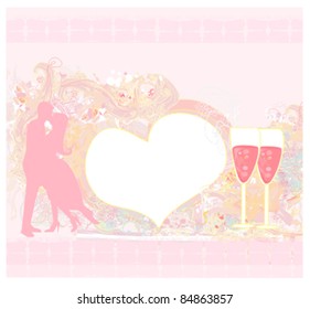 Ballroom dancers - invitation