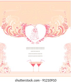 Ballroom dancers - invitation