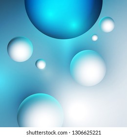 balls 3d vector background