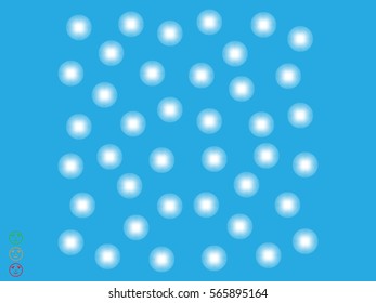 balls, background, wallpaper, bag, icon, vector illustration eps10