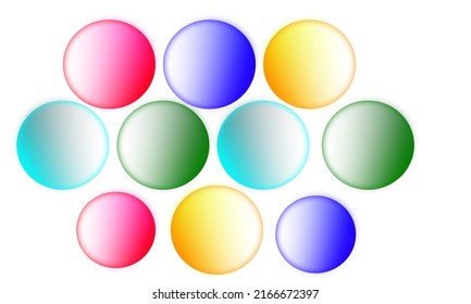 BALLS CIRCLE DESIGN ILLUSTRATION BACK BODENBANNER