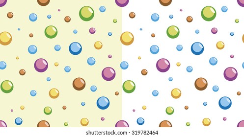 Balls colorful print vector