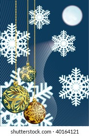 Bolas para una decoración. Navidad. Vector.