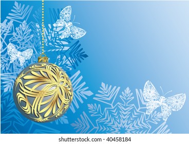 Balls for a decoration. Christmas. Vector.