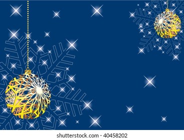 Balls for a decoration. Christmas. Vector.