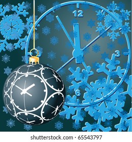 Balls for a decoration. Christmas. Vector.