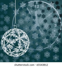 Balls for a decoration. Christmas. Vector.