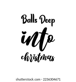 bolas en el fondo de la navidad cita con letras negras