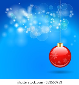 The balls event have a spherical pattern Hanging ornaments on the Christmas and New Year festival.