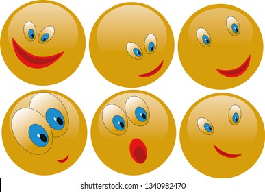Balls with faces