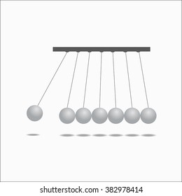 Balls are fighting one against the other
