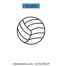 Balls icons  symbol vector elements for infographic web