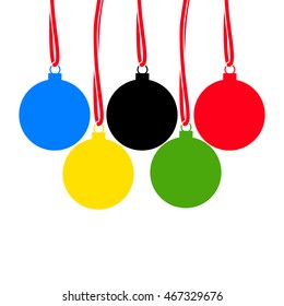 balls, isolated on a white