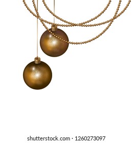 Balls ornate vertical winter holidays greeting cards with New Year, gift box, Christmas ornaments and typographic design. Best for greeting cards, invitations.