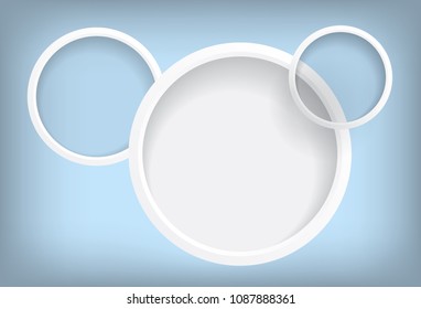 Balls over blue