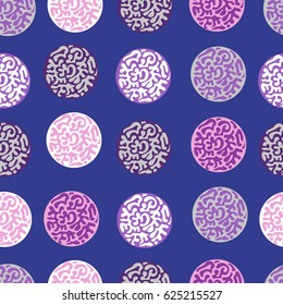 balls purple.seamless pattern