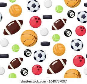 Balls Seamless Pattern 10eps Stock Vector (Royalty Free) 75712429