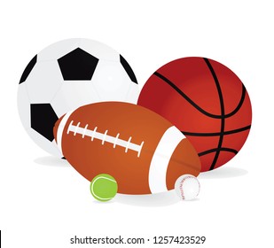 Balls set. vector illustration