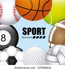 balls sport design, vector illustration eps10 graphic 