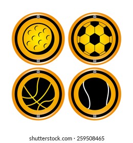 balls sport design, vector illustration eps10 graphic 