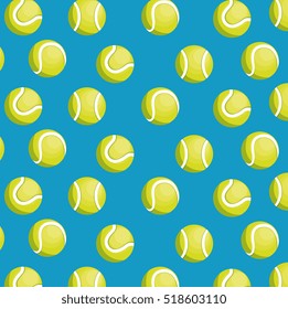 balls tennis seamless pattern design