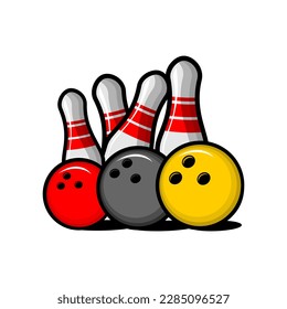 Balls vector,  bowling sport design vector