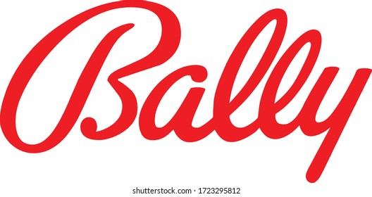 ilustración bélica vectorial del diseño del logotipo de color rojo balido 