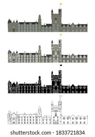 The Balmoral Castle in Scotland