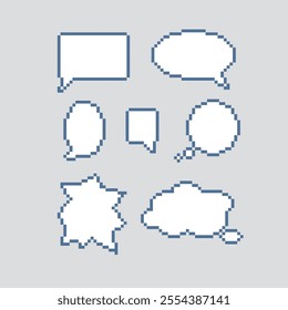 baloon chat speech pixel art