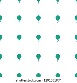 baloon icon pattern seamless white background. Editable filled baloon icon. baloon icon pattern for web and mobile.