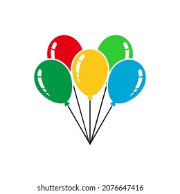 baloon icon, baloon vector sign symbol