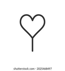 Baloon minimal line icon. Web stroke symbol design. Baloon sign isolated on a white background. Premium line icon. - Powered by Shutterstock - Get 15% off with code: PIKWIZARD15