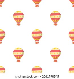 Baloon pattern seamless background texture repeat wallpaper geometric vector