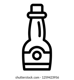 Balsamic vinegar icon. Outline balsamic vinegar vector icon for web design isolated on white background