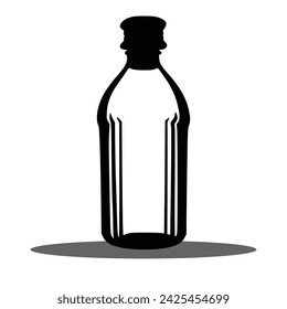 Balthazar bottle vector, icon, illustration 