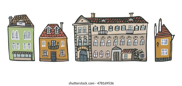 baltic houses drawing set