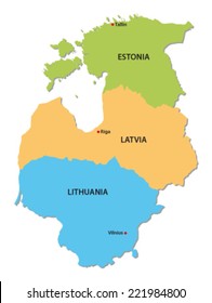 Baltic States Map 2