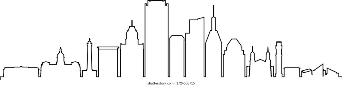 Baltimore Maryland City Skyline Silhouette Cityscape Stock Vector ...