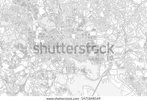 Baltimore Maryland Usa Bright Outlined Vector Stock Vector (Royalty ...