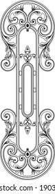 baluster for lattice ornament pattern