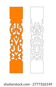 A balustrade is an architectural safety barrier or railing system, composed of a row of small, vertical posts (balusters) topped by a rail. Often used for both safety and decoration, they prevent falls on staircases, balconies, bridges, and terraces. The carving known as Awan larat is a traditional Malay carving or decorative motif characterized by flowing, interconnected, and continuous, plant-like patterns, often representing meandering clouds or creeping vines (sulur bayung). It symbolizes harmony, the interconnectedness of nature, and the relationship between humans and their Creator.