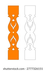 A balustrade is an architectural safety barrier or railing system, composed of a row of small, vertical posts (balusters) topped by a rail. Often used for both safety and decoration, they prevent falls on staircases, balconies, bridges, and terraces. The carving known as Awan larat is a traditional Malay carving or decorative motif characterized by flowing, interconnected, and continuous, plant-like patterns, often representing meandering clouds or creeping vines (sulur bayung). It symbolizes harmony, the interconnectedness of nature, and the relationship between humans and their Creator.