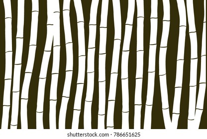 Bamboo. Abstract Pattern. Bamboo Pattern for Postcard, Banner, Wallpaper, Textile, Tablecloth, Packaging Paper. Bamboo Background. Tree Texture in Asian Style. Abstract Background. Illustration.