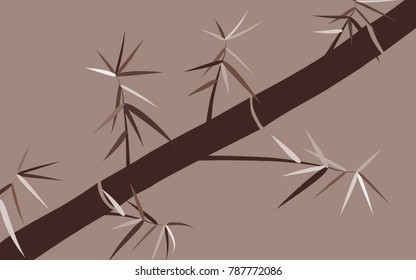 Bamboo. Abstract Pattern. Bamboo Pattern for Postcard, Banner, Wallpaper, Textile, Card, Illustration. Bamboo Background. Tree Texture in Asian Style. Abstract Background. Vector Illustration.