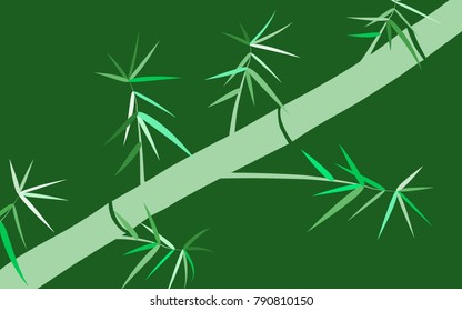 Bamboo. Abstract Pattern. Bamboo Pattern for Postcard, Banner, Wallpaper, Textile, Card, Illustration. Bamboo Background. Tree Texture in Asian Style. Abstract Background. Vector Illustration.