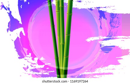 bamboo against the dawn