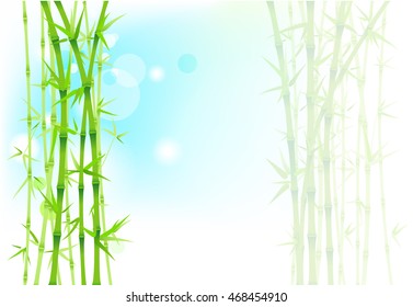 Bamboo asian background