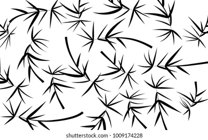Bamboo Background. Beautiful Leaves Pattern for Textile, Paper, Packaging Paper, Tile, Tablecloth. Bamboo Leaves. Twigs. Abstract Bamboo Background in Asian Style. Leaves Pattern for Wallpaper.